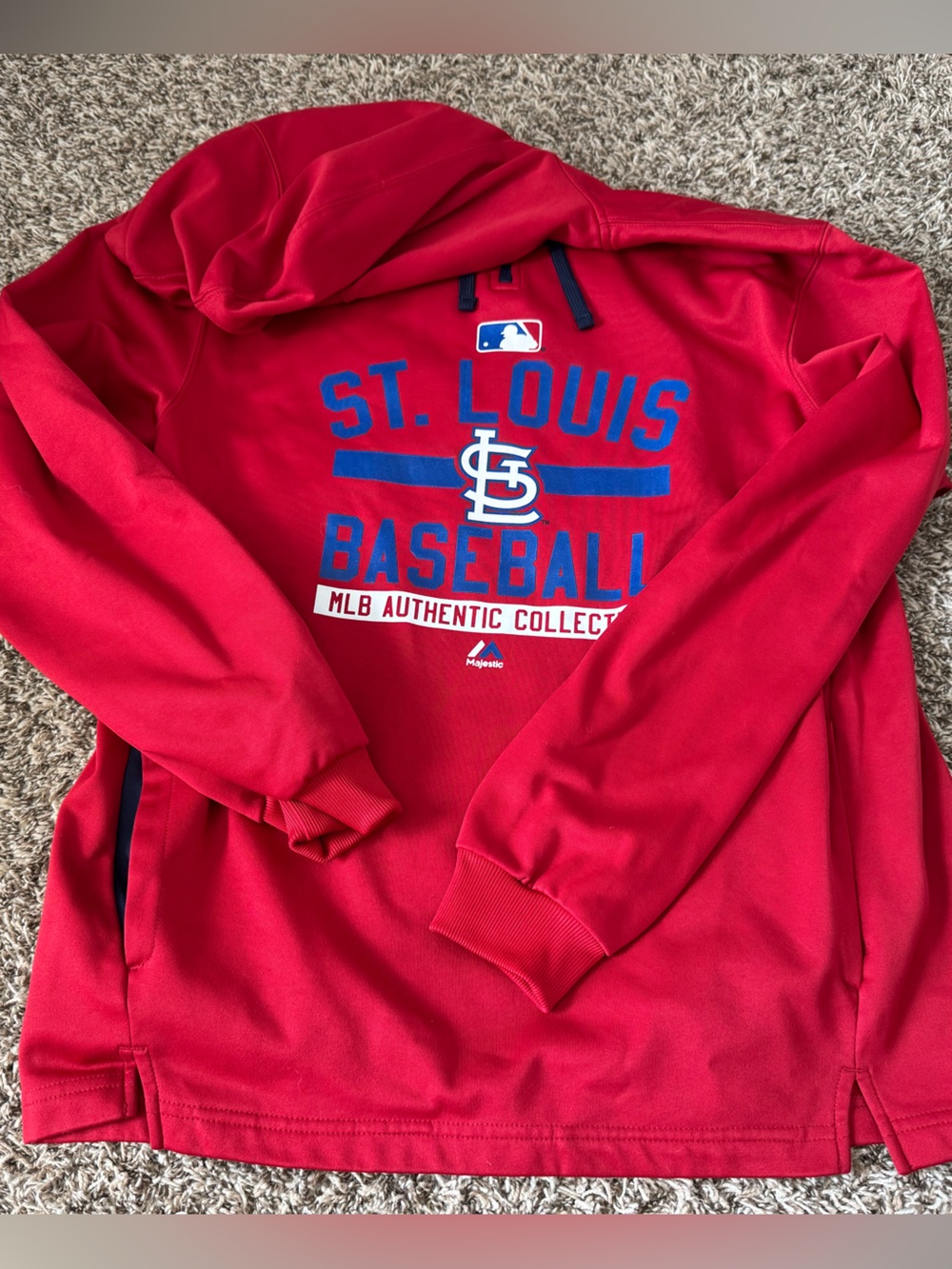 Majestic St. Louis Cardinals Red Hoodie